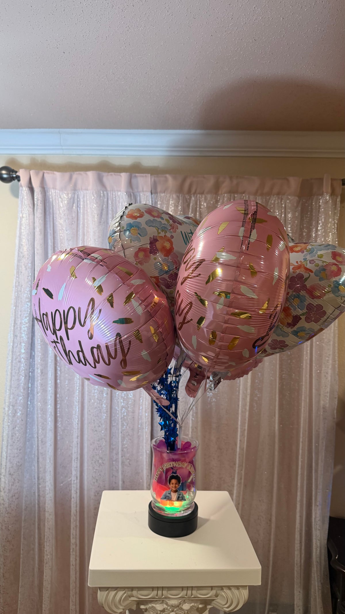 The Glow Birthday Balloons Bouquet – YOLE'S FLOWERS, New Orleans LA