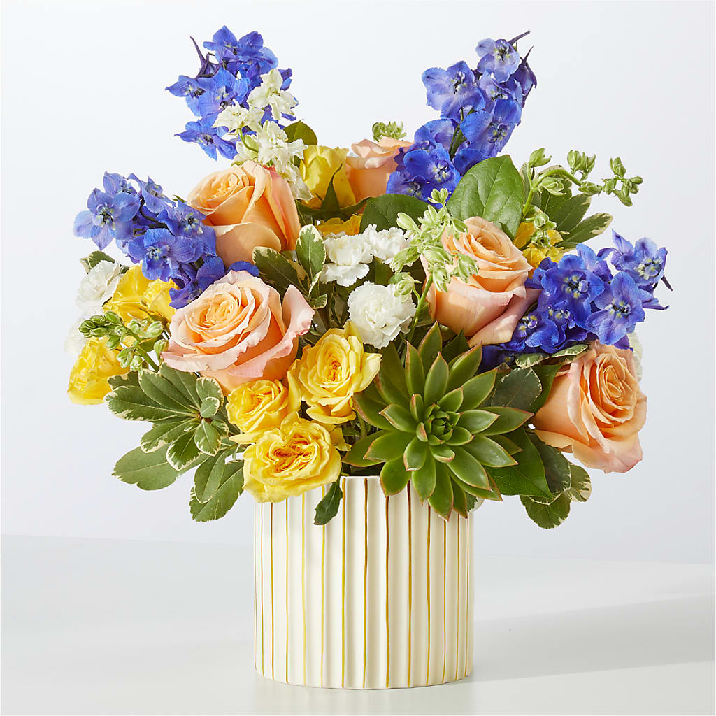 Cobalt Reverie Bouquet – YOLE'S FLOWERS, New Orleans LA