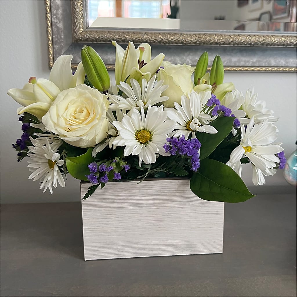 Beyond Blue Box Bouquet – YOLE'S FLOWERS, New Orleans LA