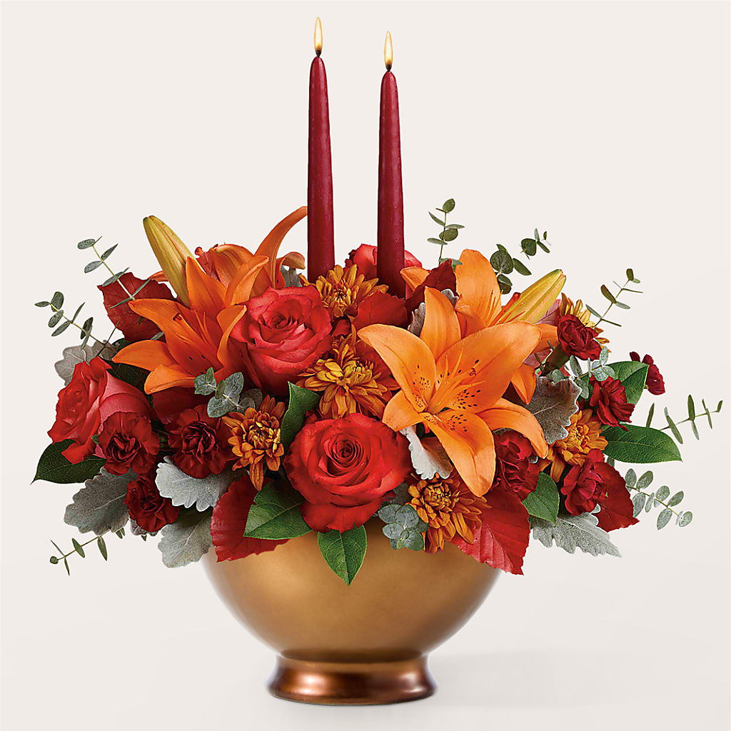 Fruits of Fall Centerpiece – YOLE'S FLOWERS, New Orleans LA