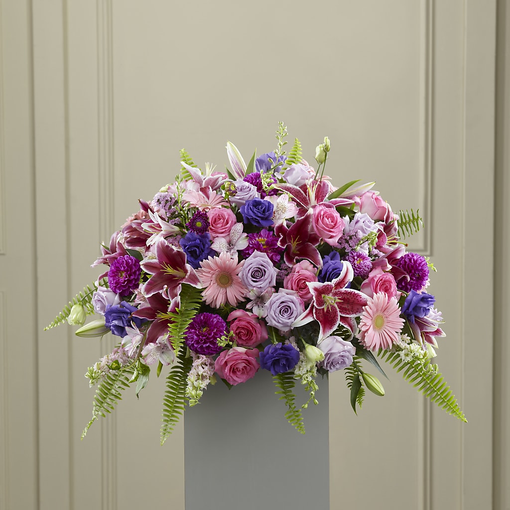 Fare Thee Well Pedestal – YOLE'S FLOWERS, New Orleans LA