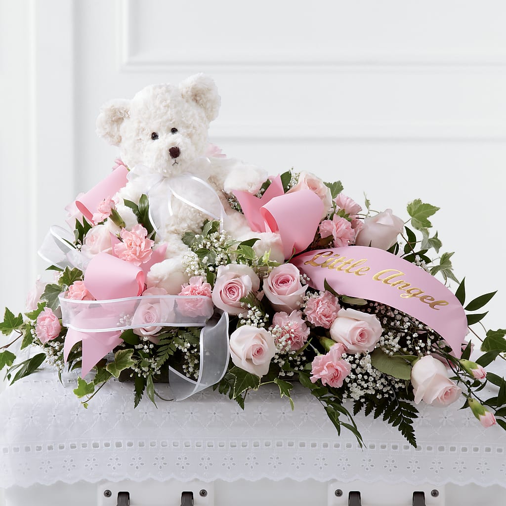 Touch of Sympathy Casket Spray – YOLE'S FLOWERS, New Orleans LA