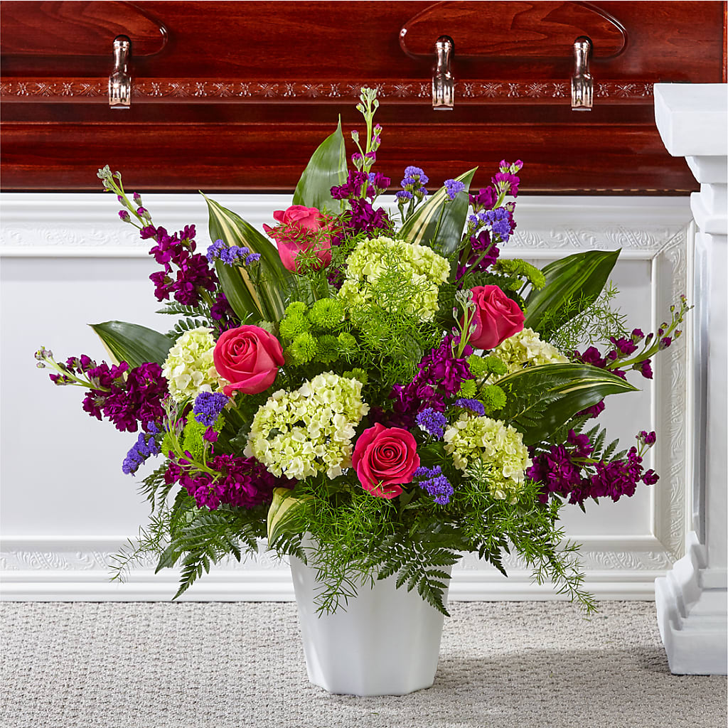 Beautiful Horizons Floor Basket – YOLE'S FLOWERS, New Orleans LA