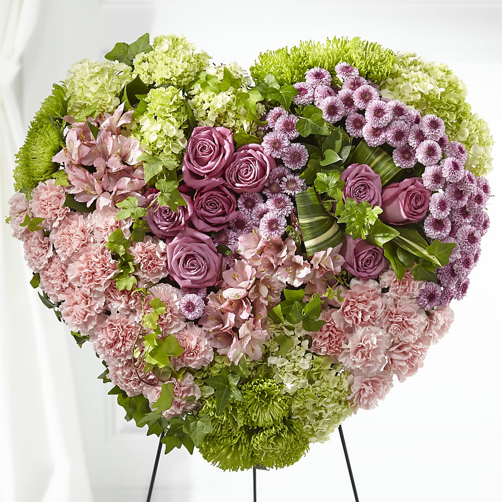 Heartwarming Standing Heart – YOLE'S FLOWERS, New Orleans LA