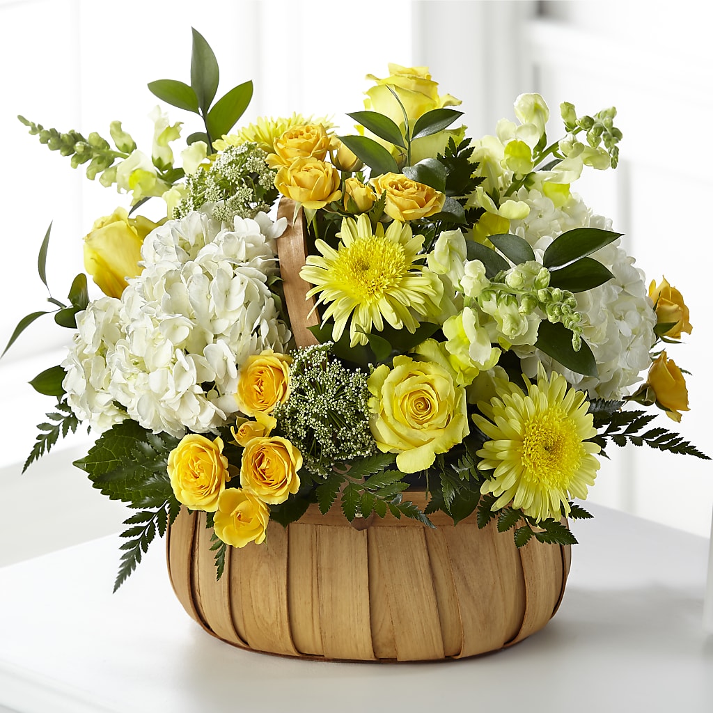 Rustic Remembrance Basket – YOLE'S FLOWERS, New Orleans LA