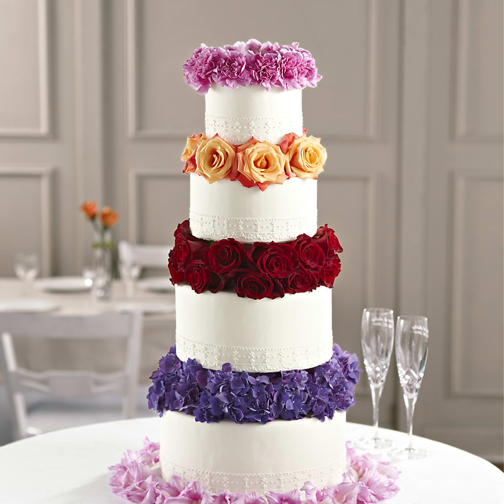 Infinite Love Cake Décor – YOLE'S FLOWERS, New Orleans LA