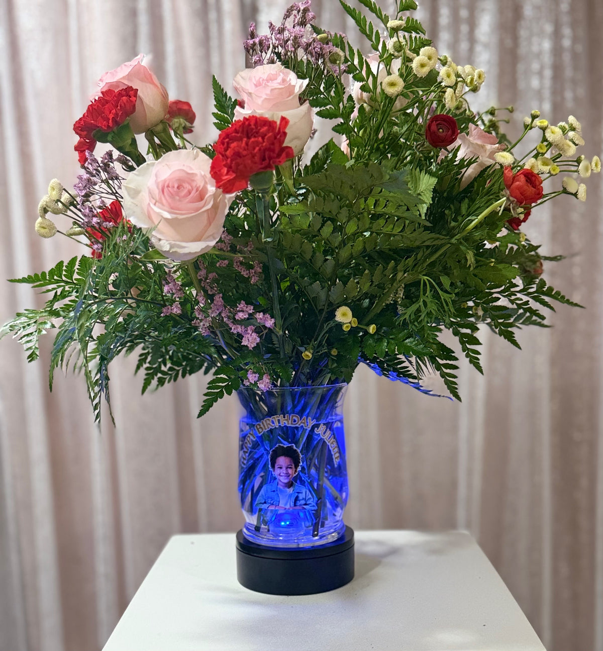 The Glow portrait birthday bouquet  – YOLE'S FLOWERS, New Orleans LA