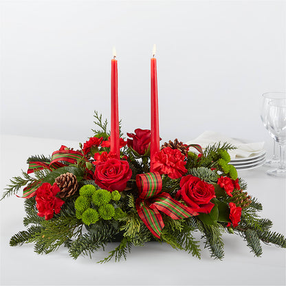 By the Candlelight Centerpiece – YOLE'S FLOWERS, New Orleans LA