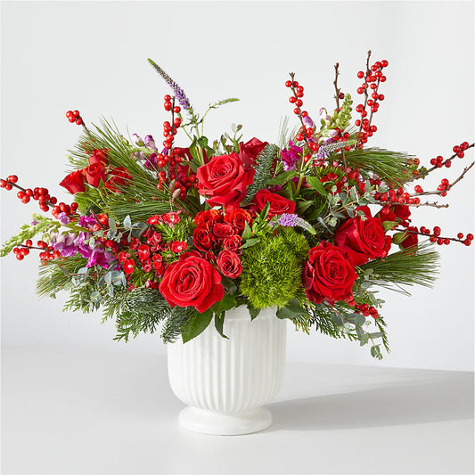 Big Red Bow Bouquet – YOLE'S FLOWERS, New Orleans LA