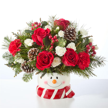 Jolly Snowman Bouquet – YOLE'S FLOWERS, New Orleans LA