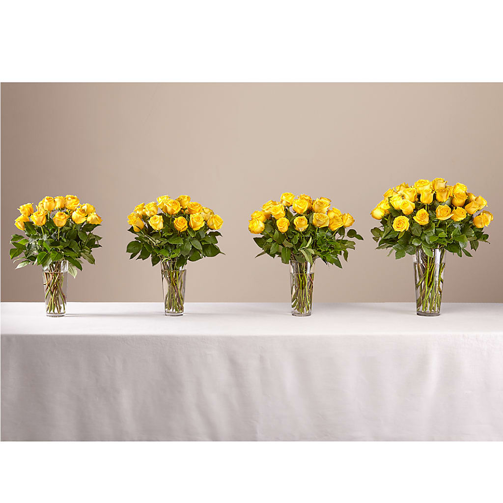Long Stem Yellow Rose Bouquet – YOLE'S FLOWERS, New Orleans LA