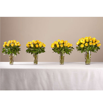 Long Stem Yellow Rose Bouquet – YOLE'S FLOWERS, New Orleans LA