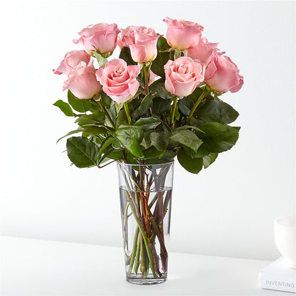 Long Stem Pink Rose Bouquet – YOLE'S FLOWERS, New Orleans LA
