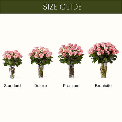Long Stem Pink Rose Bouquet – YOLE'S FLOWERS, New Orleans LA