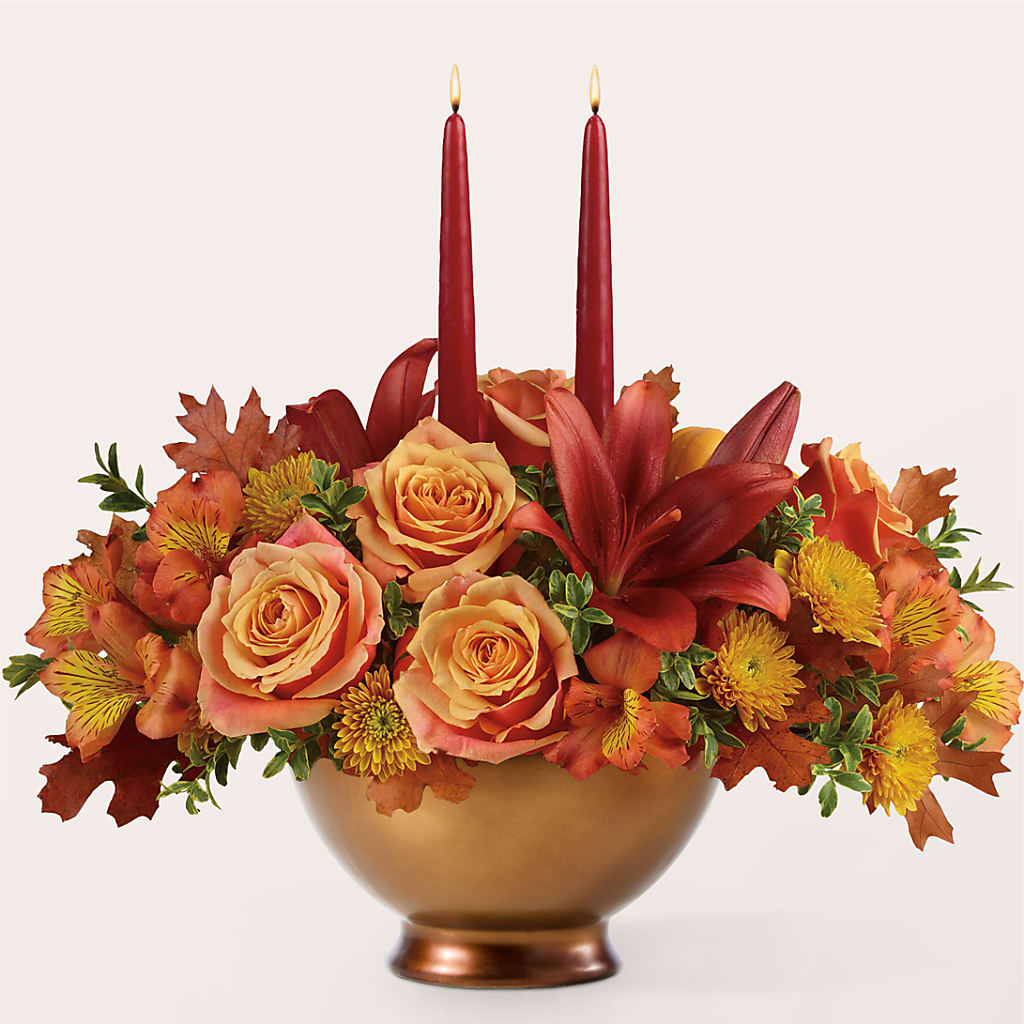 Harvest Table Centerpiece – YOLE'S FLOWERS, New Orleans LA