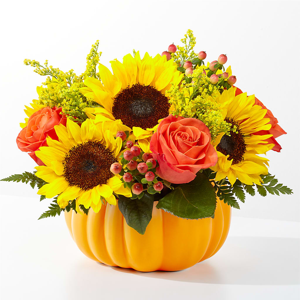 Pick of the Patch Pumpkin Bouquet – YOLE'S FLOWERS, New Orleans LA