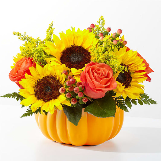 Pick of the Patch Pumpkin Bouquet – YOLE'S FLOWERS, New Orleans LA