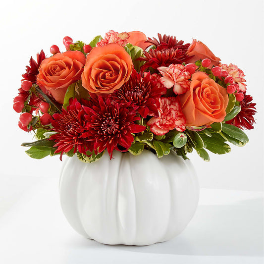 Autumn Air Pumpkin Bouquet – YOLE'S FLOWERS, New Orleans LA