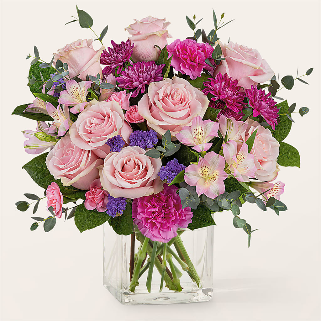 Rosy Radiance Bouquet – YOLE'S FLOWERS, New Orleans LA