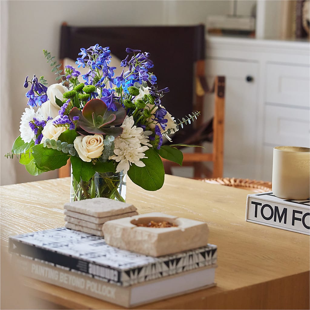 Cerulean Waves Bouquet – YOLE'S FLOWERS, New Orleans LA