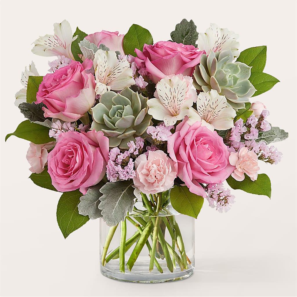 Dusty Rose Bouquet – YOLE'S FLOWERS, New Orleans LA