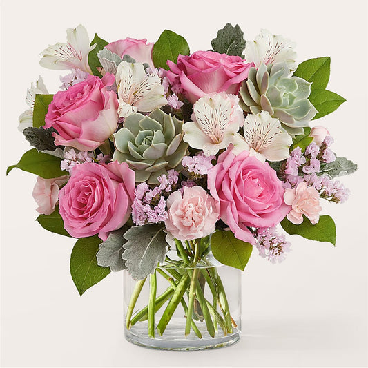 Dusty Rose Bouquet – YOLE'S FLOWERS, New Orleans LA