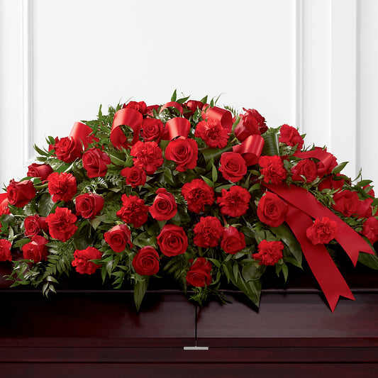 Tribute of Life Casket Spray – YOLE'S FLOWERS, New Orleans LA