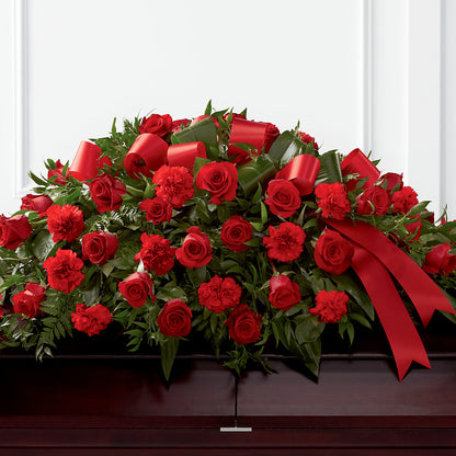 Tribute of Life Casket Spray – YOLE'S FLOWERS, New Orleans LA