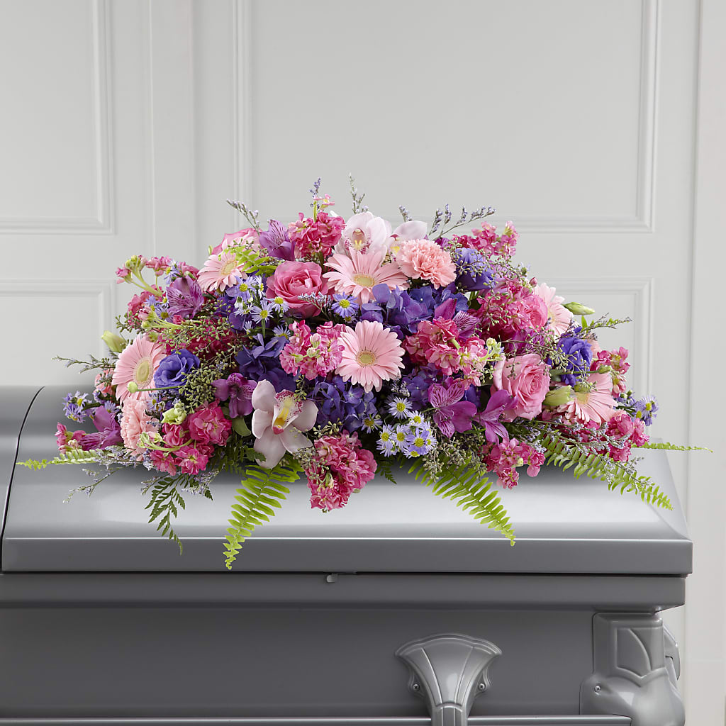 Glorious Garden Casket Spray – YOLE'S FLOWERS, New Orleans LA
