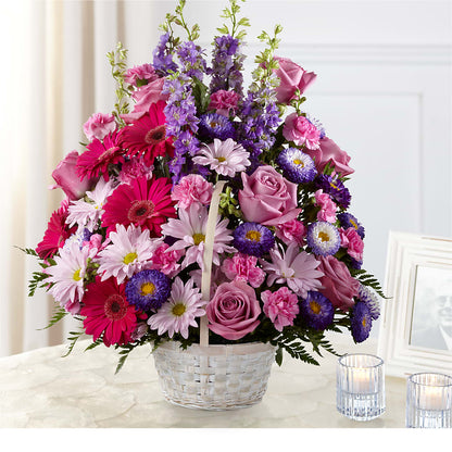 Pastel Peace Basket – YOLE'S FLOWERS, New Orleans LA