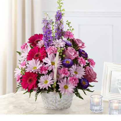 Pastel Peace Basket – YOLE'S FLOWERS, New Orleans LA