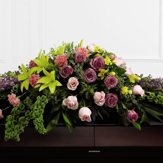 Forever Beloved Casket Spray – YOLE'S FLOWERS, New Orleans LA