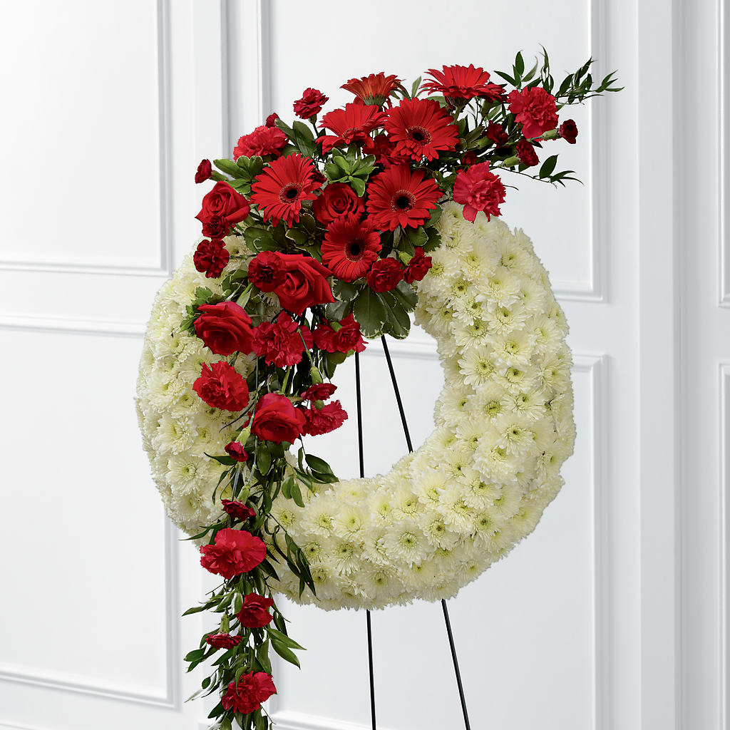 Graceful Tribute Wreath – YOLE'S FLOWERS, New Orleans LA