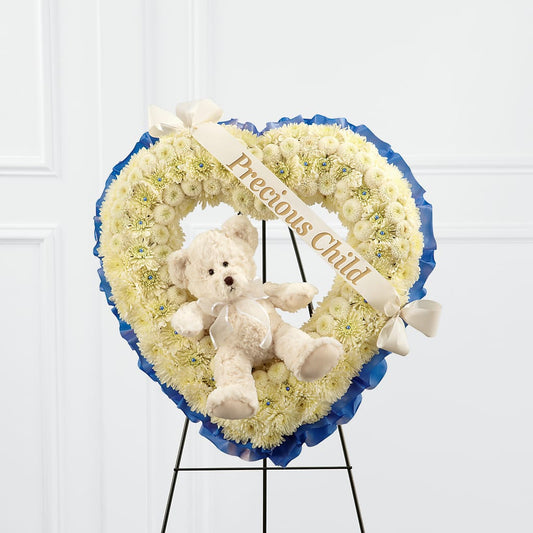 Precious Child Standing Heart – YOLE'S FLOWERS, New Orleans LA