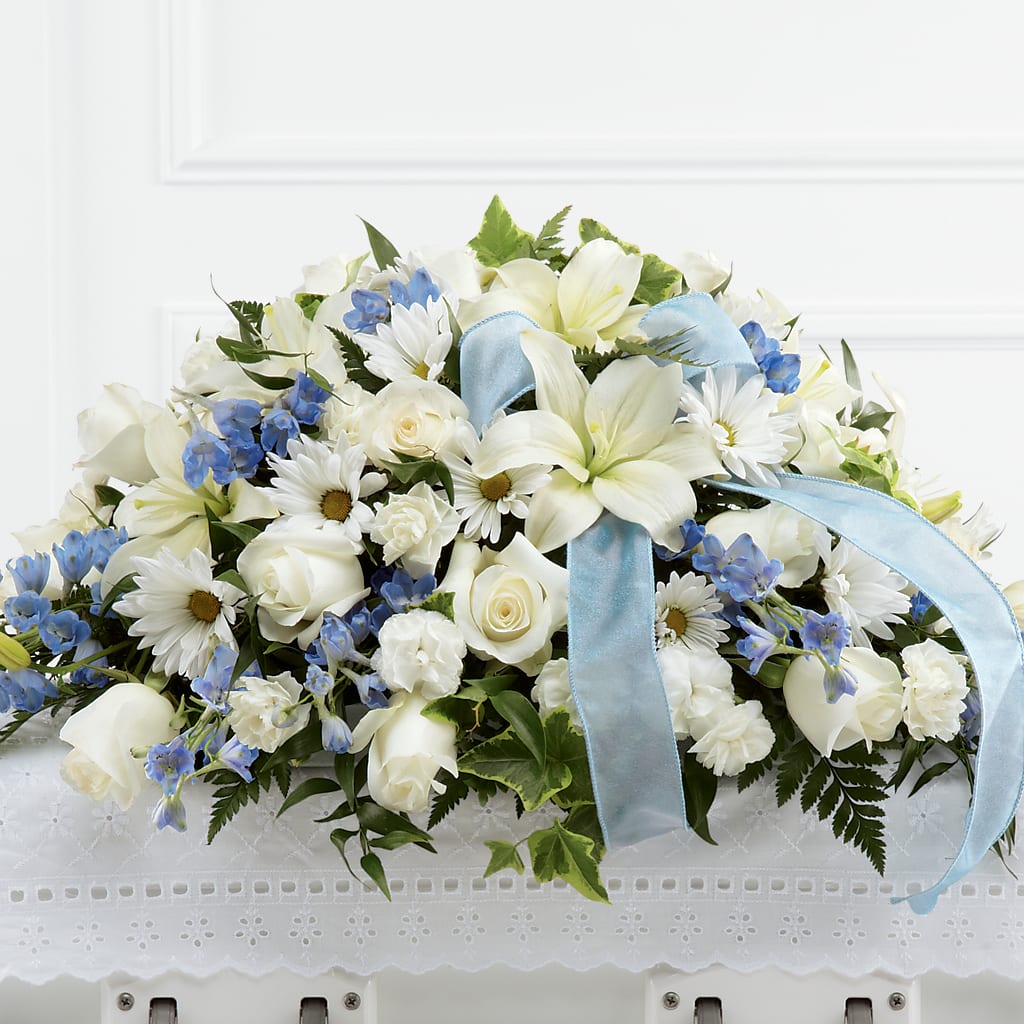 Tender Treasure Casket Spray – YOLE'S FLOWERS, New Orleans LA
