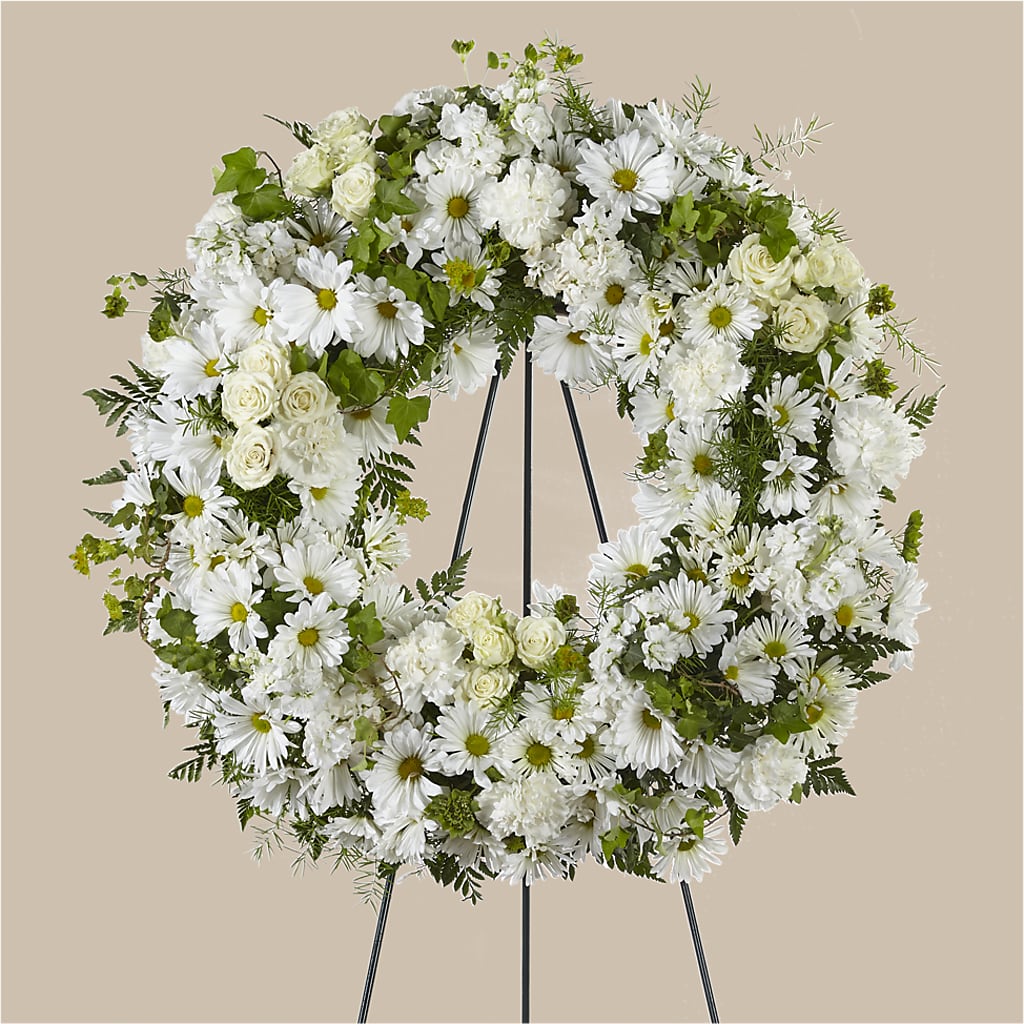 Faithful Wishes Wreath – YOLE'S FLOWERS, New Orleans LA