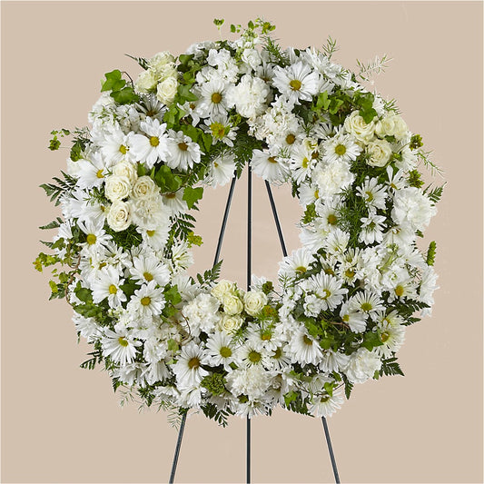 Faithful Wishes Wreath – YOLE'S FLOWERS, New Orleans LA