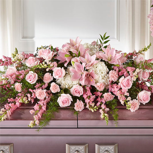 Life & Remembrance Casket Spray – YOLE'S FLOWERS, New Orleans LA