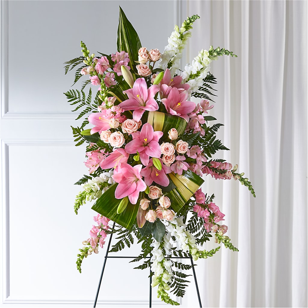 Elegant Embrace Standing Spray – YOLE'S FLOWERS, New Orleans LA