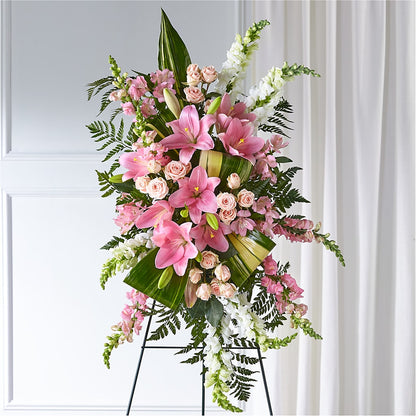 Elegant Embrace Standing Spray – YOLE'S FLOWERS, New Orleans LA