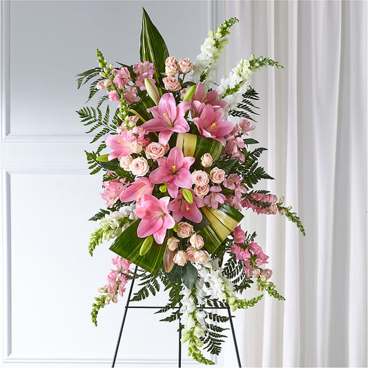 Elegant Embrace Standing Spray – YOLE'S FLOWERS, New Orleans LA