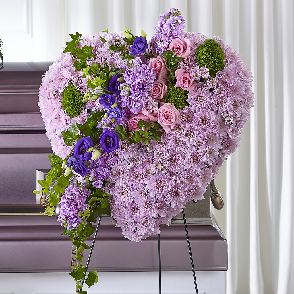 Treasured Love Standing Heart – YOLE'S FLOWERS, New Orleans LA