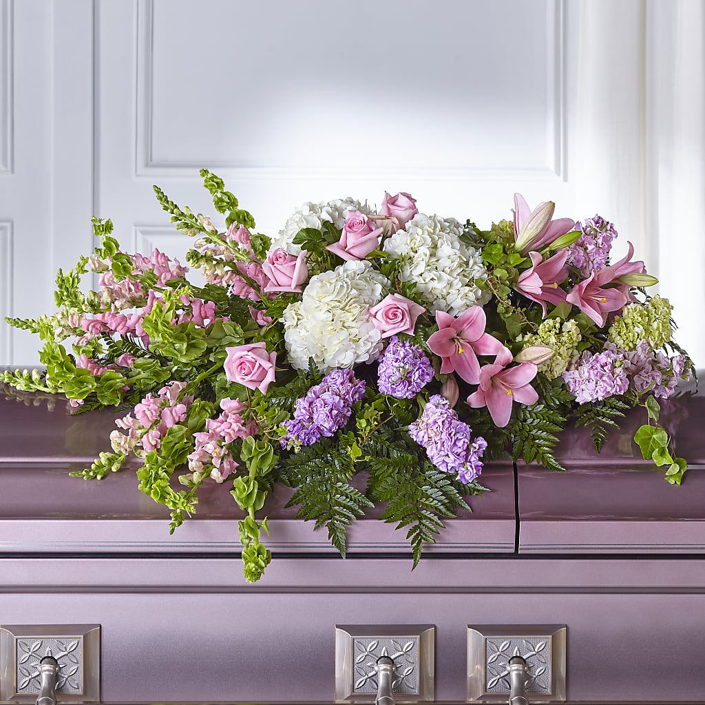 Life's Gratitude Casket Spray – YOLE'S FLOWERS, New Orleans LA