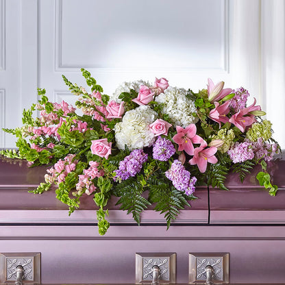 Life's Gratitude Casket Spray – YOLE'S FLOWERS, New Orleans LA