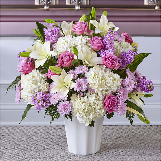 Heaven Sent Floor Basket – YOLE'S FLOWERS, New Orleans LA