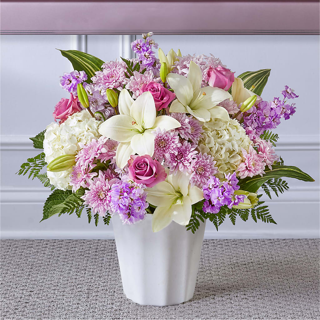 Heaven Sent Floor Basket – YOLE'S FLOWERS, New Orleans LA