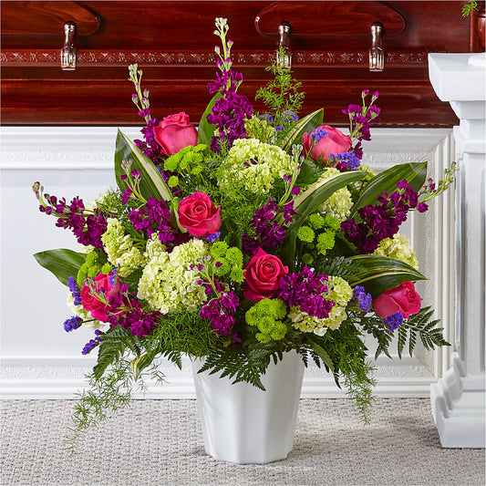 Beautiful Horizons Floor Basket – YOLE'S FLOWERS, New Orleans LA