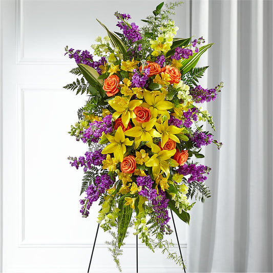 Thoughtful Prayers Standing Spray – YOLE'S FLOWERS, New Orleans LA
