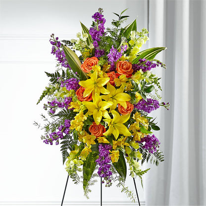 Thoughtful Prayers Standing Spray – YOLE'S FLOWERS, New Orleans LA