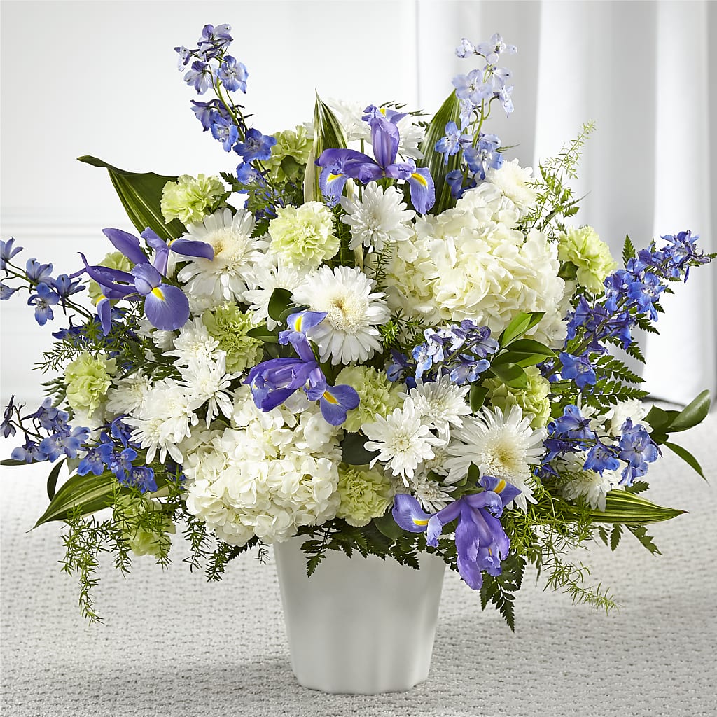 Soft Serenity Floor Basket – YOLE'S FLOWERS, New Orleans LA